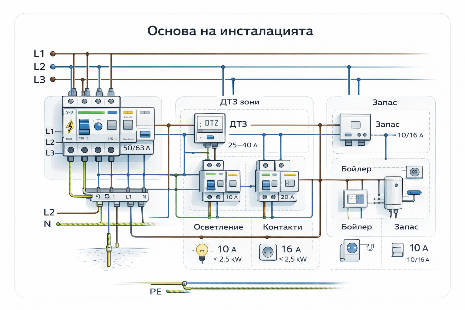 Основа на електроинсталация