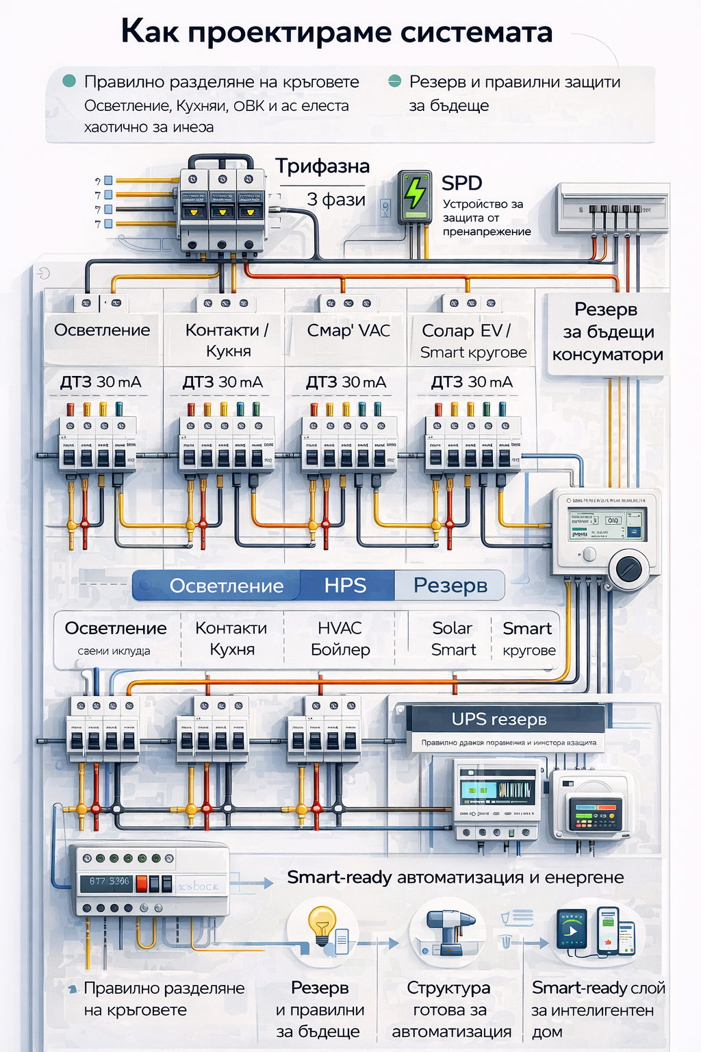 Схема на електрическата инфраструктура